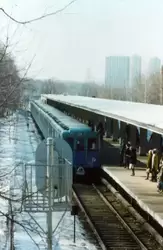 Московское метро, наземная станция