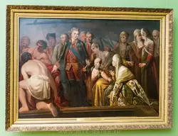 «Граф А.Г. Орлов после Чесменской битвы» неизвестный художник, 18 век