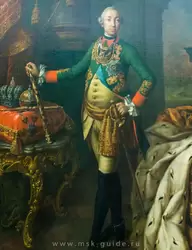Картина «Портрет Петра III» А.П. Антропова в Третьяковской галерее