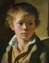 Портрет сына художника А.В. Тропинина в Третьяковской галерее