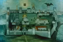 Новодевичий монастырь, рисунок