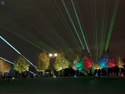 Лазерное шоу - фестиваль «Круг Света» в музее-заповеднике Царицыно