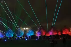 Лазеры - фестиваль «Круг Света» в музее-заповеднике Царицыно