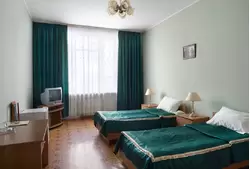 Эконом с двумя кроватями в гостинице «Сокол» в Москве