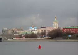 Новоспасский монастырь, фото с Москвы-реки