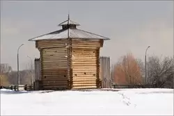 Башня Братского острога в музее деревянного зодчества в Коломенском