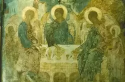 Благовещенский собор, фреска «Троица»