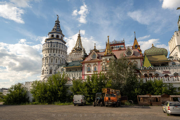 Измайловский кремль фото сверху