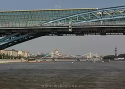 Панорама Москвы под Пушкинским мостом
