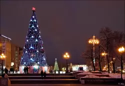 Пушкинская площадь, Новый год