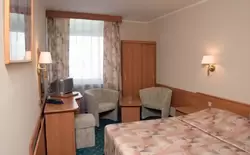 Двухместный стандарт с широкой кроватью в гостинице Измайлово Вега в Москве